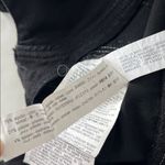 ZARA  Black Denim Corset Crop Top Size Small Photo 7