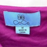 CeCe Purple Ruffled Cold Shoulder Shift Dress New Photo 8