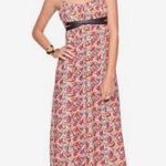 Forever 21 Beautiful Chiffon maxi dress with leather detail and pockets size medium Photo 0