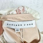 Endless Rose  Lace Pleat Mini Dress Size XS Off White Graduation Bride NEW Photo 5