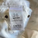 Mother Denim The Looker Glass Slipper White Jeans in Size 28 Photo 5