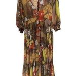 byTiMo Brown Floral Print V Photo 0