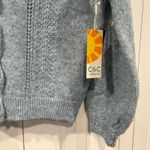 C&C California  Blue Cropped Cardigan Size Small‎ Photo 3