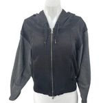 Adidas  Stella McCartney Black Long Sleeve Zip Hoodie Hooded Sweatshirt Jacket S Photo 0