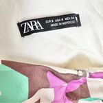 ZARA  Geometric Patterned One Shoulder Dress Photo 6