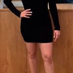 Tobi Dark Blue Velvet Dress Photo 0