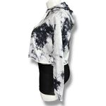 SheIn Womens Crop Top Hoodie Hooded Sweatshirt Pullover New York Tie Dye Large Photo 4