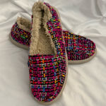 Sanuk NWOT Shor-Knitty Faux Shearling Lined Tweed Slip-on Shoes Photo 0