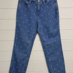 Workshop Republic Clothing  Jeans‎ Womens Straight Ankle Polkadot Stretch.… Photo 0
