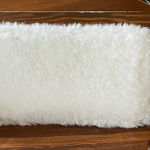 Playboy NWOT White Faux Fur Wallet with Silver Rhinestone Bunny Head Charm Photo 4