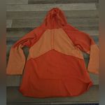 POL  Two-Tone Orange Hooded Sweatshirt Photo 5