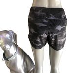 Athleta  Mesh Racer Run Short 4" Camo Black Gray Women's Size XS Photo 1
