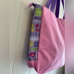A Rare HTF Vintage Sanrio 2011 Hello Kitty Pink Nylon Large Lightweight Tote Bag Photo 5