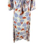 l*space Anthropologie‎ L  Kellen Cover-Up Dress Floral Tie Front Cutout Medium Photo 4