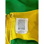 Rosie Assoulin Sarong Cut Out Midi Dress Green Yellow Womens Size 8 Photo 12