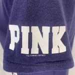 PINK - Victoria's Secret PINK VS With 5th & Ocean Minnesota Twins Navy Blue V-neck Tee Size Large Photo 4