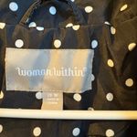 Woman Within  Dot Trim Raincoat Photo 5