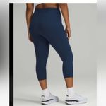 Lululemon NWT Swift Speed High-Rise Crop 21"/ Mineral Blue / 4 Photo 2