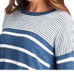 Vineyard Vines  Womens Sweater Size‎ S Navy Blue White Relaxed Cotton Photo 1