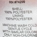 Sweet Storm  Small Orange & Tan Chiffon Lined Dress Stretch Waist 3/4 Sleeves Photo 8