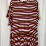 Lane Bryant  Brown&Pink Stripe Knit Maxi Dress Sz.26/28 Photo 11