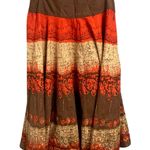 Grace Elements Boho Gypsy Midi Skirt Sz 6 Bohemian Size 6 Flowy Festival Peasant Photo 0
