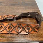 Levi's Women’s Stitched X Link Brown Buckle Belt Photo 5