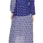 Sandro Lightning Bolt Bare Shoulder Crepe Midi Dress
Blue Kemila Size M Photo 1