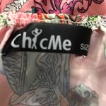 Chic Me Ankle Tie Print Jumpsuit Size S Photo 2