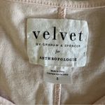Anthropologie Velvet by Graham & Spencer For Pink Puff Sleeve Top Photo 4
