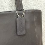 Coach Vintage  9305 Gray Glove-Tanned Leather Bleecker Bucket Shoulder Tote Bag Photo 12
