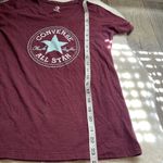 Converse Maroon Logo  All Star Vneck Tee Photo 3