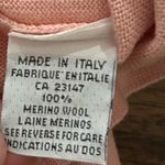 Talbots Pale Pink 100% Italian Merino Wool Turtleneck Sweater Size Medium Photo 5