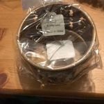 Brown Cutout Design Wide Bangle Bracelet Photo 1