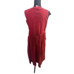 A.K.A Red Black Sleeveless Maxi Dress Vintage Photo 4