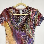 Alberto Makali  Colorful Rhinestone Studded Y2K Blouse Women S McBling Maximalist Photo 1