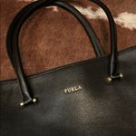 Furla  Leather Tote Black Weekender Shoulder Bag Photo 1