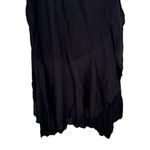 City Chic Imogen Wrap Hi-lo Midi Dress in Black size XXL/24 Split Sleeve NWT Photo 4