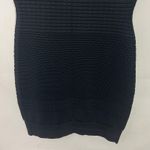 Jason Wu Grey Pullover Black Short Sleeve Bodycon Black Knit Dress Size Small Photo 3