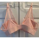No Boundaries  Pink Lace Underwired Plunge Bralette Size 34B Photo 1