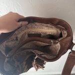 Nocona NWOT Western Aztec Concealed Carry Drawstring Bucket Bag Shoulder Bag Brown Photo 3