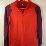 Endura Womens SingleTrack Fleece Jersey Size Medium Biking Bicycling Riding Orange Photo 0