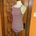 Sexy red n white striped tank top Photo 4