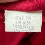 Vintage 90s Red Beaded Collar Formal Prom Dress Size 10 Photo 6