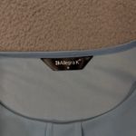 Allegra K NEW Allegra‎ K Blouse Top Womens M Blue Cap Sleeve Peplum Pleated Office Casual Photo 3