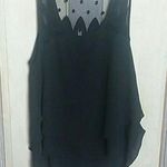 Peach Royal Flowy lacey high low tank top Photo 0