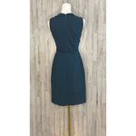 Elie Tahari ‎ Women's Sleeveless Sheath Dress Blue Belted Knee Length Size 2 Photo 5
