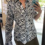 Saint Tropez West Linen animal print blouse Photo 0