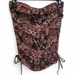 Soprano  Women's Paisley Tube Top Adjustable Size M/L Y2K Deadstock NWOT Photo 0