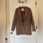 Abercrombie & Fitch New Women's Abercrombie Brown Tan Coat Jacket Blazer Photo 1